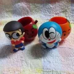 ドラえもん・のび太 フィギュア 印鑑立て　なっちゃん非売品　2体セット