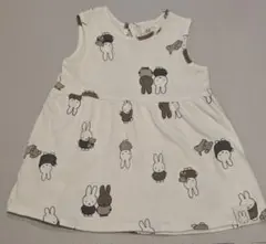 H&M ミッフィー柄 ノースリーブワンピース 70サイズ