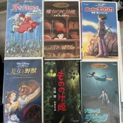 スタジオジブリ ディズニー VHS 6本セット