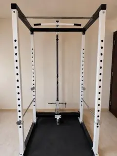 ポ*ジ様 POWERTEC パワーラック 本体 懸垂バー付き - メルカリ