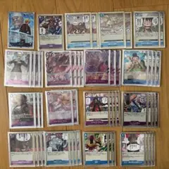 ワンピースカード　青紫サンジ　構築済みデッキ