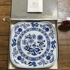 Hutschenreuther ブルーオニオン スクエアプレートのサムネイル