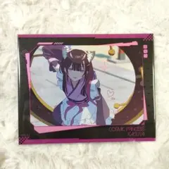 アニメディア 3月 超かぐや姫！ 付録 フォトカード ブラックオニキス