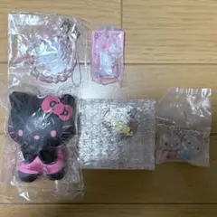 ハローキティ ぬいぐるみ マスコット キーホルダー まとめ売り 5点セット