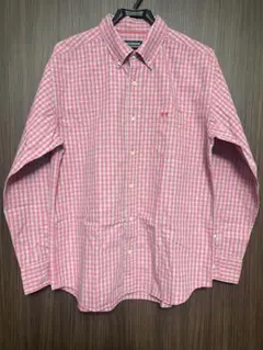 MCGREGOR ピンクチェック 長袖シャツ LL