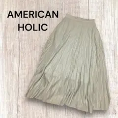 美品⭐︎AMERICAN HOLIC プリーツスカート ミントMサイズ