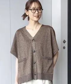 【新品】GLOBAL WORK スッキレイさらさらカーディガン半袖