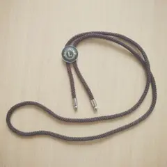 ライオンズクラブ　象嵌ループタイ　AMITA　SILVER