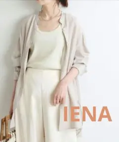 IENA LA BOUCLE (イエナラブークル) リネンコットンヘリンボンCPOシャツ ナチュラル FREE 美品 イエナラブークル リネンコットン ヘリンボン CPOシャツ - メルカリ