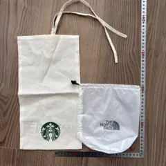スタバ　グッズ　袋　ノースフェイス　ノース