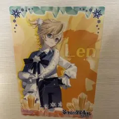 SNOW MIKU 2025 クリアビジュアルポスター　鏡音レン