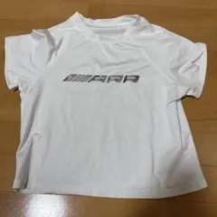 メタリックロゴ 半袖Tシャツ ホワイト