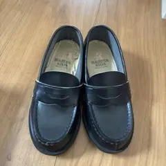 HABUTA KIDS ブラック ローファー 18
