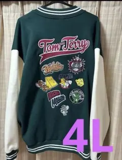 新品　トムとジェリー　スタジャン　4L メンズ アメカジ