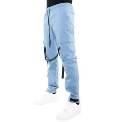 EPTM エピトミ STRAP CARGO PANTS 水色 カーゴパンツのサムネイル