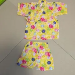 くろわっさんす 甚平 95cm イエロー