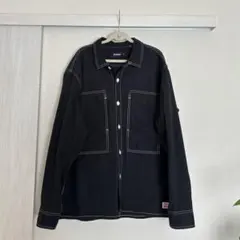 【値引中】　XLARGE ジャケット 長袖シャツ トップスM ブラック ステッチ