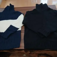 厚手のセーター2枚セットメンズLサイズ