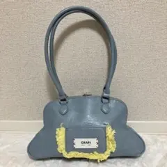 新品未使用 Ciaopanic 【GRAIN】 フリンジ変形トートバッグ ブルー