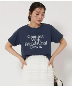 【WEB限定】＜at ease＞ロゴ プリント Tシャツ