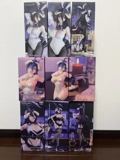 オーバーロード　フィギュア　アルベド　3種×3