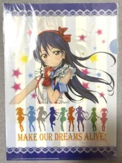 ラブライブ！ クリアファイル 園田海未 ローソン限定