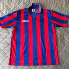 90年 adidas デサント製 フランス代表 ユニフォーム ゲームシャツ