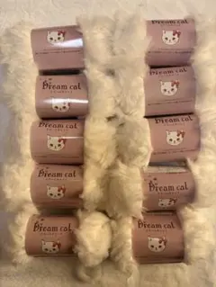 セリア　Seria 毛糸　ドリームキャット　ホワイト　カラー 24 10玉