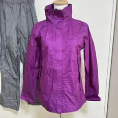 Columbia レインウェア 上下セット パープル 防水