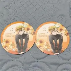 NARUTO アニメイトカフェ コースター ミナト クシナ - メルカリ