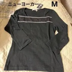 【ニューヨーカー】　黒 七分袖　トップス M 未使用