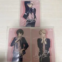 Knights サイン入り撮り下ろしブロマイドカード3枚セット