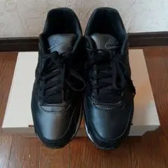 ★【新品同様】ナイキ エアマックス メンズ 26cm レザー調 ブラック ★