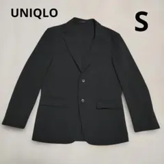 極美品 ユニクロ 感動ジャケット テーラードジャケット S 黒
