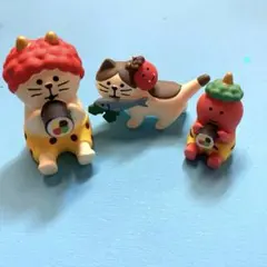 新品　コンコンブル　鬼っこ猫恵方巻　小鬼恵方巻　ひいらぎいわし猫　計3点　節分
