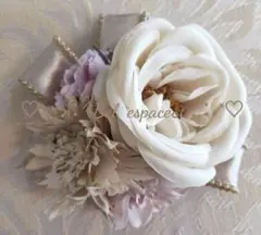 45.新品 ハンドメイド コサージュ 結婚式 学校行事 フォーマル お宮参り