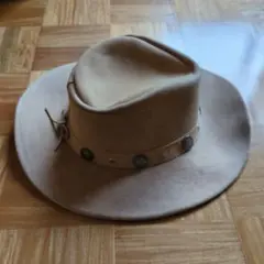 ミネトンカ　MINNETONKA 本革　カーボーイハット　ウェスタンハット　XL ミネトンカ MINNETONKA 本革 カーボーイハット ウェスタンハット