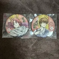 銀魂 キャラポップストア 和紙風缶バッジコレクション-花鳥風月　沖田総悟　神威