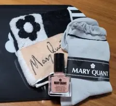 MARY QUANT タオルハンカチ・ネイルポリッシュ・ソックスセット