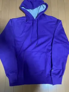 Champion パープル フード付きパーカー