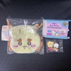 ちいかわ サンリオ ピンズコレクション シーサー＆ポチャッコ おかお巾着 セット
