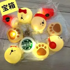 宝箱！スターバックス　ホリデー限定ノベルティ　ベアリスタ　キラキラライト　10灯