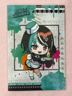 FLOW GLOW タワレコカフェ 後半クリアカード 缶バッジ 輪堂千速 - メルカリ