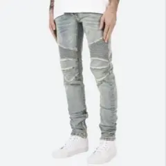 mnml ミニマル M14 DENIM STRETCH バイカーデニム