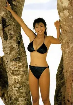 かとうれいこ170　特大A４　ラミネート　巨乳　平成　アイドル　ビキニ　美少女