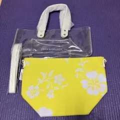 DEAN & DELUCA ハイビスカス柄 3wayトート　ハワイ限定品