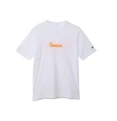 ★新品★Champion オレンジロゴ Tシャツ ホワイト