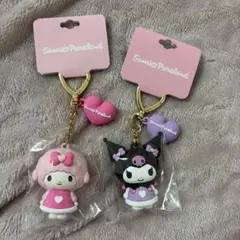 Sanrio Puroland ピアノ クロミ マスコット キーホルダー