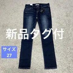 【MOUSSY 】ダークブルー　ストレッチデニム ジーンズ　サイズ27のサムネイル