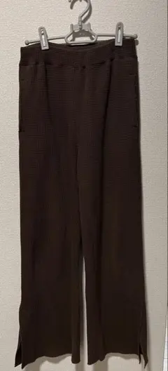 美品】PHEENY/T/C BIG WAFFLE SIDE SLIT PANTS